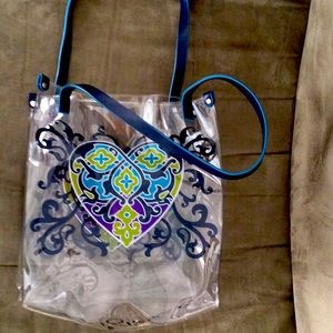 Brighton Clear Plastic small Tote Bag